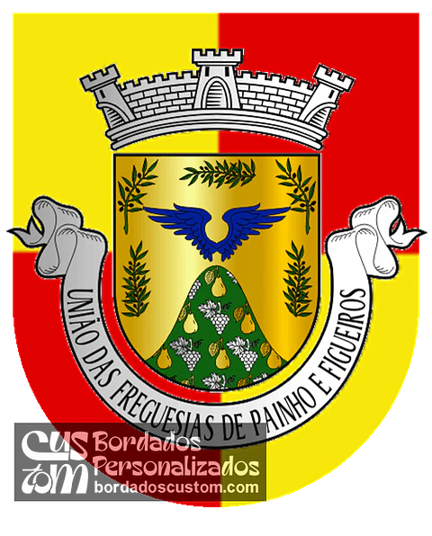 Emblema Bordado Freguesia de Painho e Figueiros (Cadaval, Lisboa)