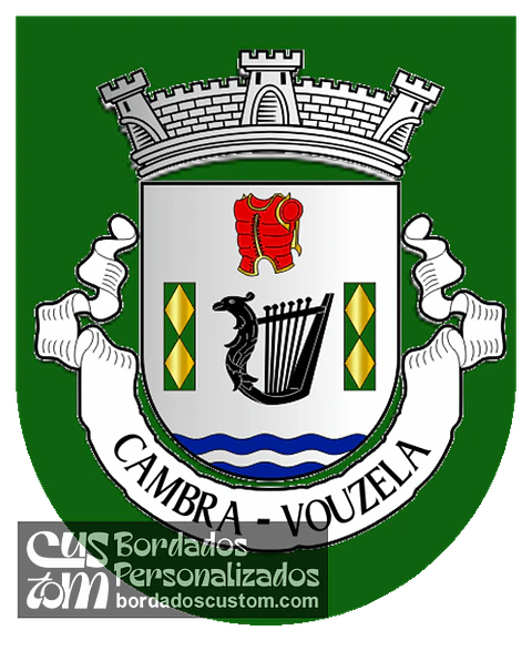 Emblema Bordado Antiga Freguesia de Cambra (Vouzela, Viseu)