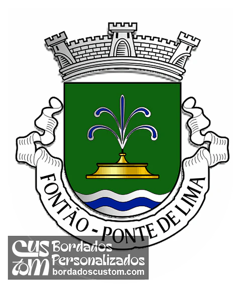 Emblema Bordado Freguesia de Fontão (Ponte de Lima, Viana do Castelo)