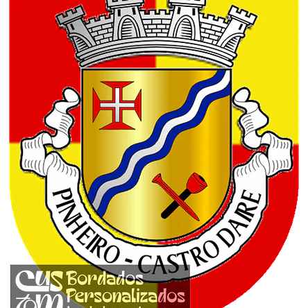 Emblema Bordado Freguesia de Pinheiro (Castro Daire, Viseu) 1