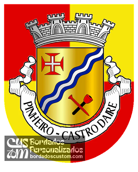Emblema Bordado Freguesia de Pinheiro (Castro Daire, Viseu)