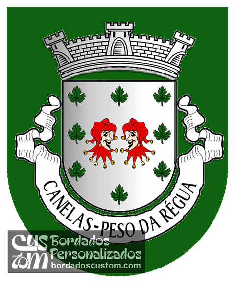 Emblema Bordado Antiga Freguesia de Canelas (Peso da Régua, Vila Real)
