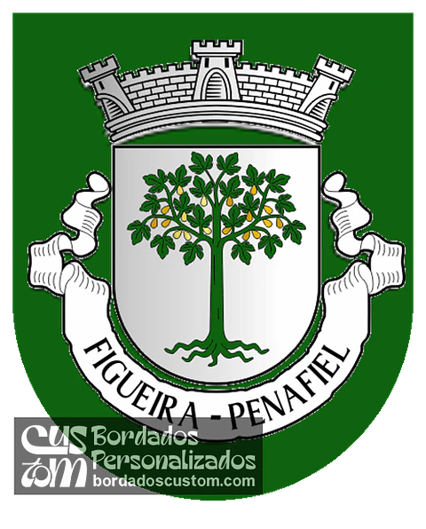 Emblema Bordado Antiga Freguesia de Figueira (Penafiel, Porto)