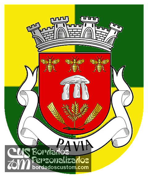 Emblema Bordado Freguesia de Pavia (Mora, Évora)