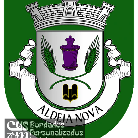 Emblema Bordado Antiga Freguesia de Aldeia Nova (Almeida, Guarda) 1