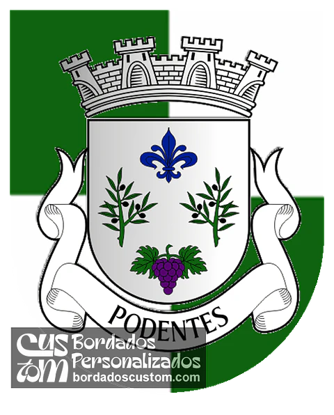 Emblema Bordado Freguesia de Podentes (Penela, Coimbra)