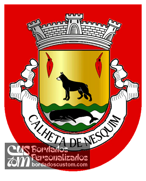Emblema Bordado Freguesia de Calheta de Nesquim (Lajes do Pico, Açores)