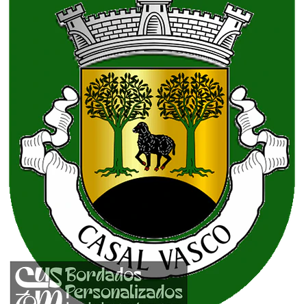 Emblema Bordado Freguesia de Casal Vasco (Fornos de Algodres, Guarda) 1