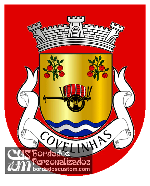 Emblema Bordado Antiga Freguesia de Covelinhas (Peso da Régua, Vila Real)