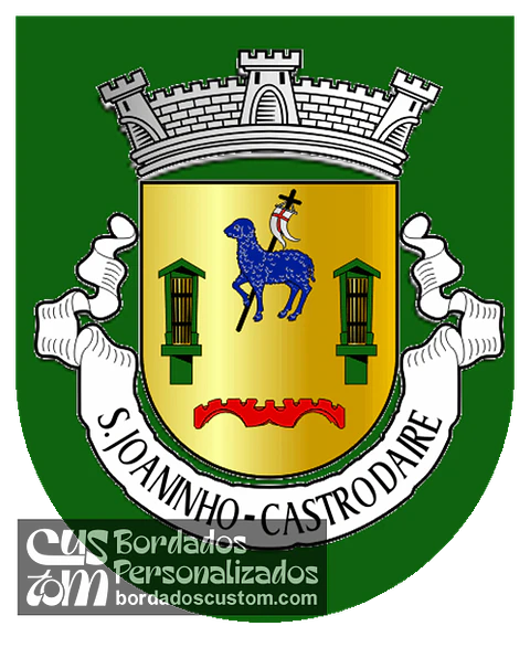 Emblema Bordado Freguesia de São Joaninho (Castro Daire, Viseu)
