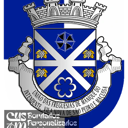 Emblema Bordado Freguesia de Manique do Intendente, Vila Nova de São Pedro e Maçussa (Azambuja, Lisboa) 1