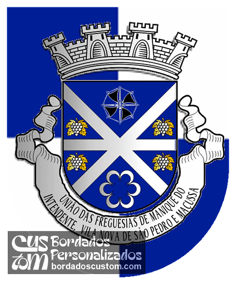 Emblema Bordado Freguesia de Manique do Intendente, Vila Nova de São Pedro e Maçussa (Azambuja, Lisboa)