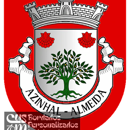 Emblema Bordado Antiga Freguesia de Azinhal (Almeida, Guarda) 1