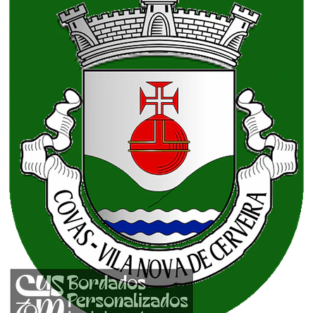 Emblema Bordado Freguesia de Covas (Vila Nova de Cerveira, Viana do Castelo) 1
