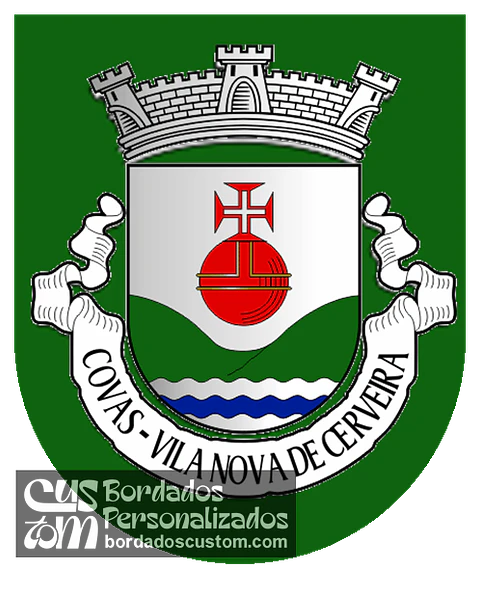 Emblema Bordado Freguesia de Covas (Vila Nova de Cerveira, Viana do Castelo)