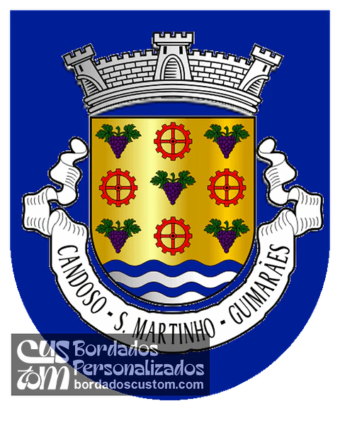 Emblema Bordado Freguesia de Candoso (São Martinho) (Guimarães, Braga)