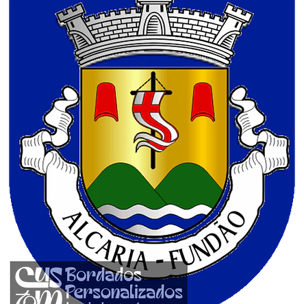 Emblema Bordado Freguesia de Alcaria (Fundão, Castelo Branco) 1