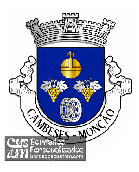 Emblema Bordado Freguesia de Cambeses (Monção, Viana do Castelo)