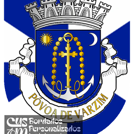 Emblema Bordado Município de Póvoa de Varzim (Porto) 1