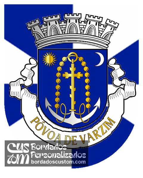 Emblema Bordado Município de Póvoa de Varzim (Porto)