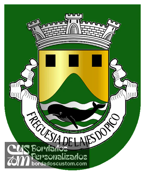 Emblema Bordado Freguesia de Lajes do Pico (Lajes do Pico, Açores)