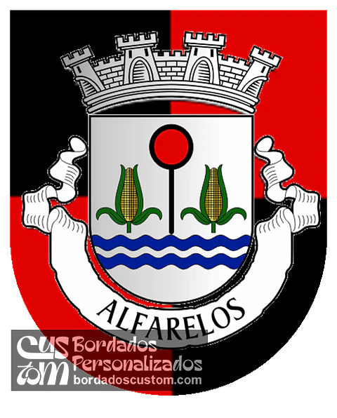 Emblema Bordado Freguesia de Alfarelos (Soure, Coimbra)