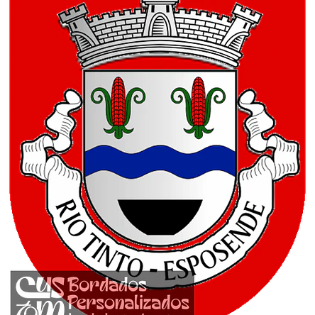 Emblema Bordado Antiga Freguesia de Rio Tinto (Esposende, Braga) 1