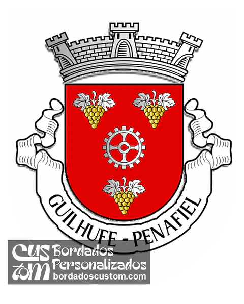 Emblema Bordado Antiga Freguesia de Guilhufe (Penafiel, Porto)