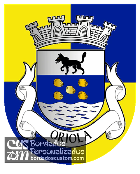 Emblema Bordado Antiga Freguesia de Oriola (Portel, Évora)