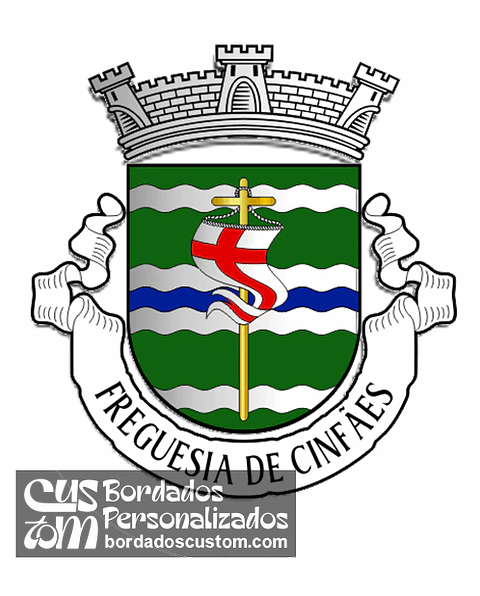 Emblema Bordado Freguesia de Cinfães (Cinfães, Viseu)