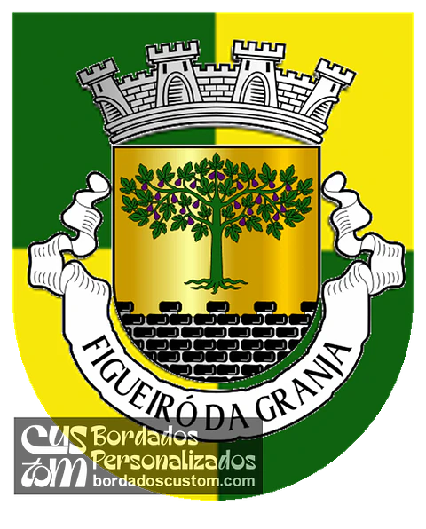Emblema Bordado Freguesia de Figueiró da Granja (Fornos de Algodres, Guarda)
