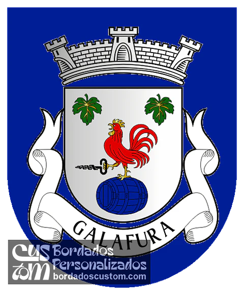 Emblema Bordado Antiga Freguesia de Galafura (Peso da Régua, Vila Real)