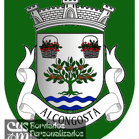 Emblema Bordado Freguesia de Alcongosta (Fundão, Castelo Branco) 1