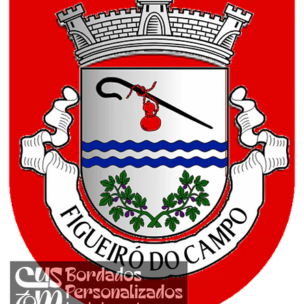 Emblema Bordado Freguesia de Figueiró do Campo (Soure, Coimbra) 1