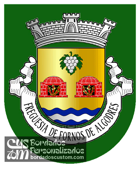 Emblema Bordado Freguesia de Fornos de Algodres (Fornos de Algodres, Guarda)