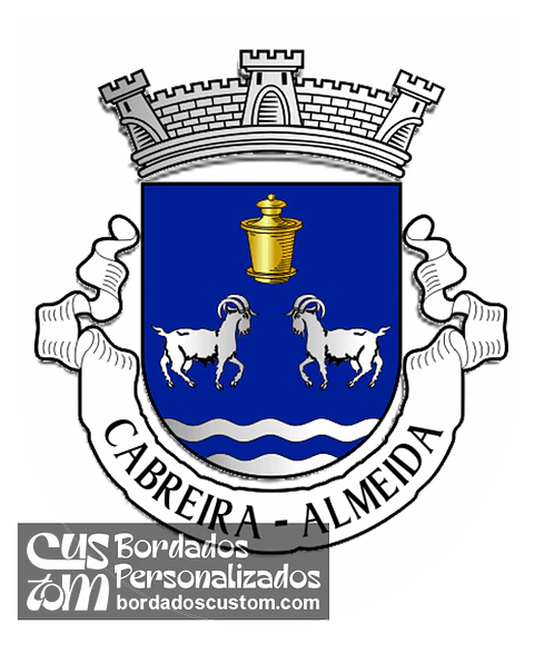 Emblema Bordado Antiga Freguesia de Cabreira (Almeida, Guarda)