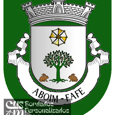 Emblema Bordado Antiga Freguesia de Aboim (Fafe, Braga) 1