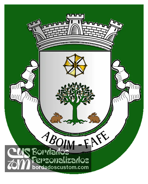 Emblema Bordado Antiga Freguesia de Aboim (Fafe, Braga)