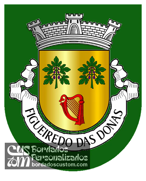 Emblema Bordado Antiga Freguesia de Figueiredo das Donas (Vouzela, Viseu)