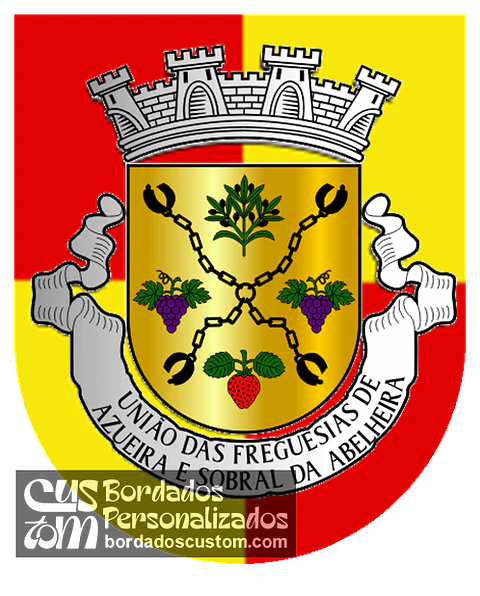 Emblema Bordado Freguesia de Azueira e Sobral da Abelheira (Mafra, Lisboa)