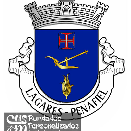 Emblema Bordado Antiga Freguesia de Lagares (Penafiel, Porto) 1