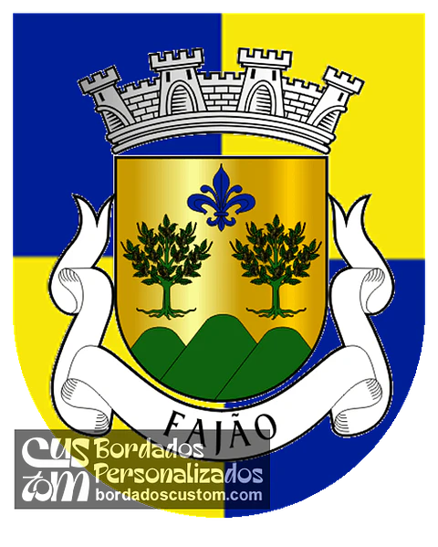 Emblema Bordado Antiga Freguesia de Fajão (Pampilhosa da Serra, Coimbra)