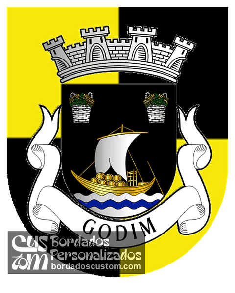 Emblema Bordado Antiga Freguesia de Godim (Peso da Régua, Vila Real)