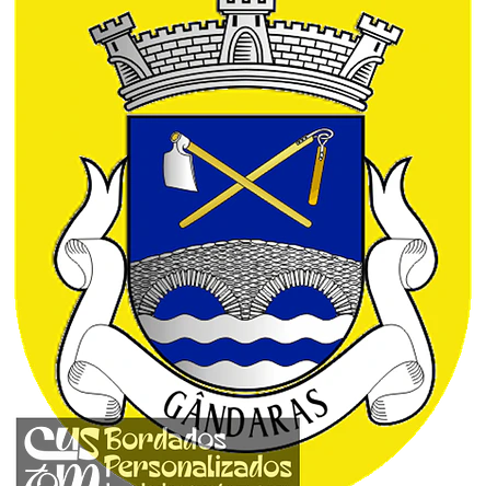 Emblema Bordado Freguesia de Gândaras (Lousã, Coimbra) 1
