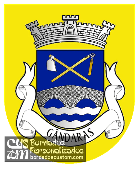 Emblema Bordado Freguesia de Gândaras (Lousã, Coimbra)