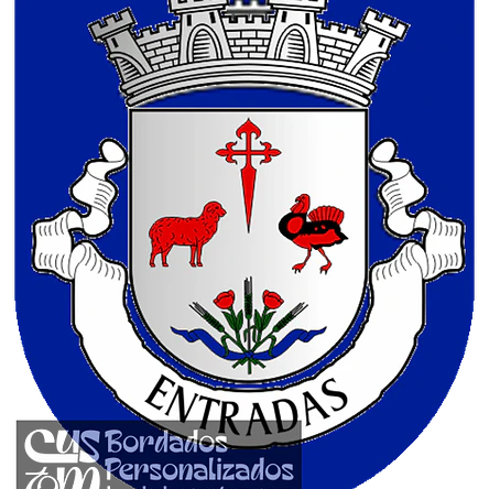Emblema Bordado Freguesia de Entradas (Castro Verde, Beja) 1