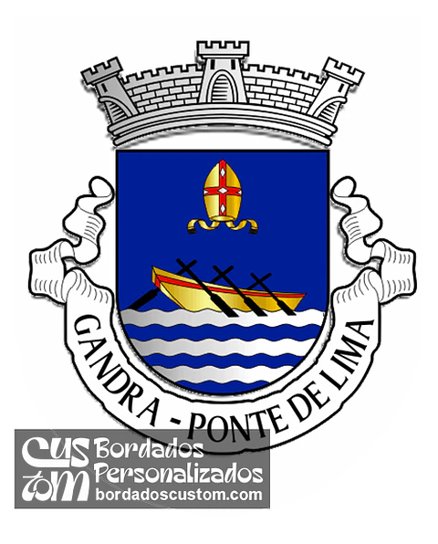 Emblema Bordado Freguesia de Gandra (Ponte de Lima, Viana do Castelo)