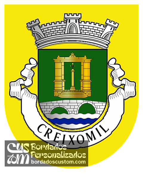 Emblema Bordado Freguesia de Creixomil (Guimarães, Braga)