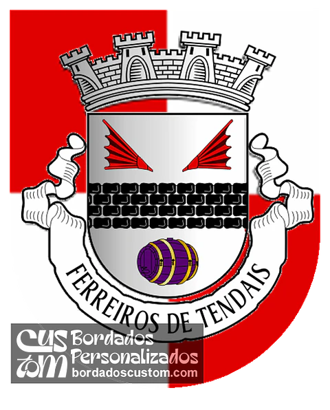 Emblema Bordado Freguesia de Ferreiros de Tendais (Cinfães, Viseu)