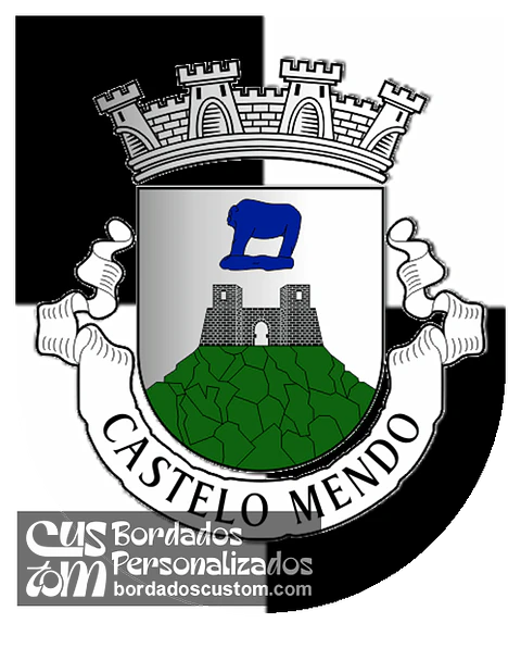 Emblema Bordado Antiga Freguesia de Castelo Mendo (Almeida, Guarda)